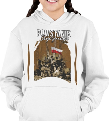 BLUZA DZIECIĘCA Z KAPTUREM POWSTANIE STYCZNIOWE